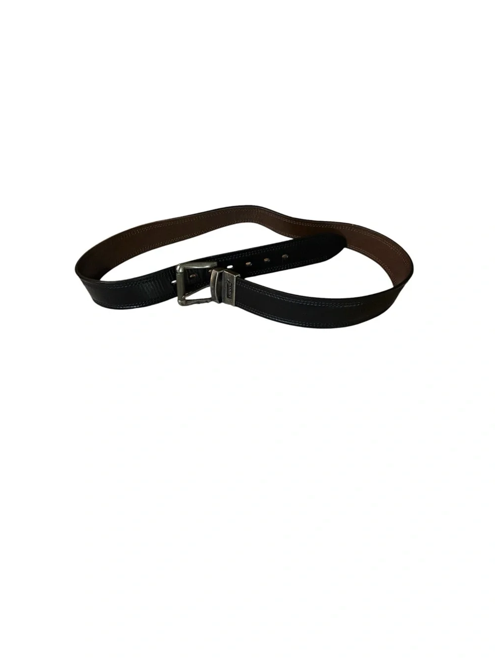 Levi's Two-Tone Brown and Black Reversible Leather Belt
